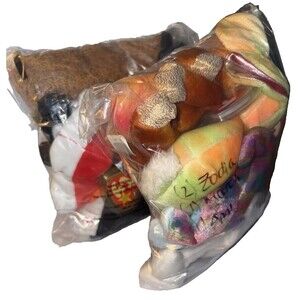 8 RARE PACK TY BEANIE BABIES COLLECTION~ZODIAC/MONTH SERIES/ANIMAL BEANIES MWT'S